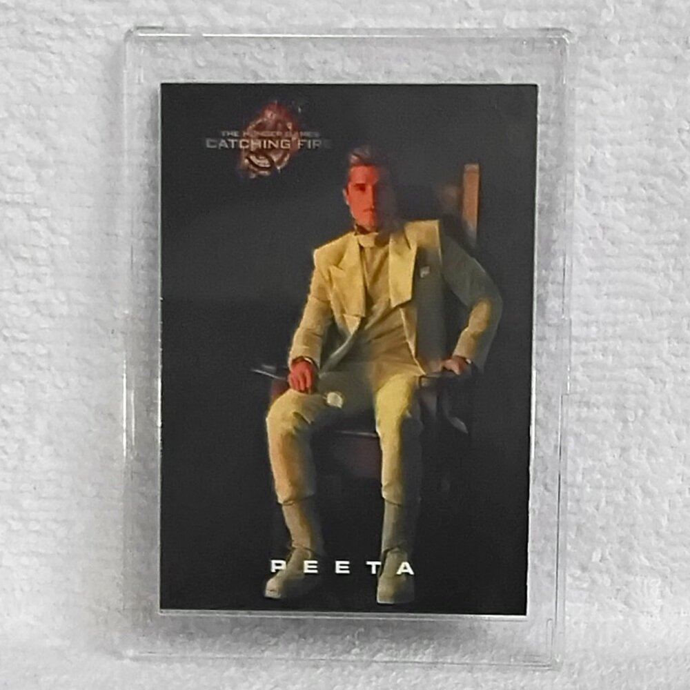 This 2013 DC Hunger Games Catching Fire Peeta Exclusive Promo Card!!